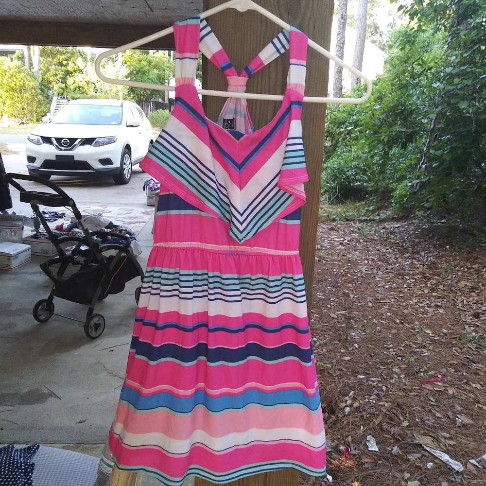 PINK & VIOLET DRESS GIRLS SZ 10/12
